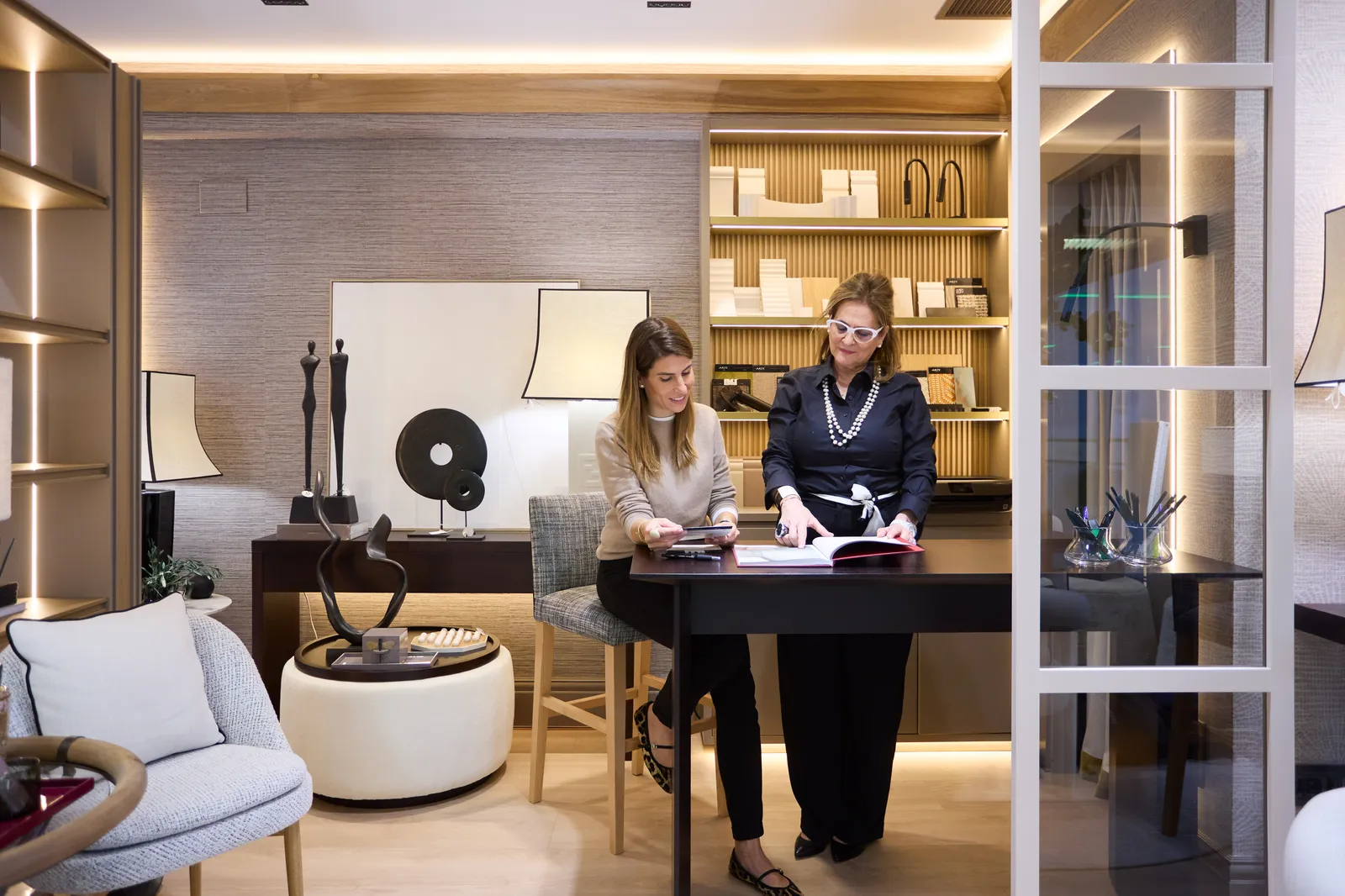 Detalle del equipo de Margari Interiorismo